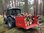 Hydraulische Traktormulde, Kippmulde 160 x 120 cm, doppelt wirkender Hubzylinder