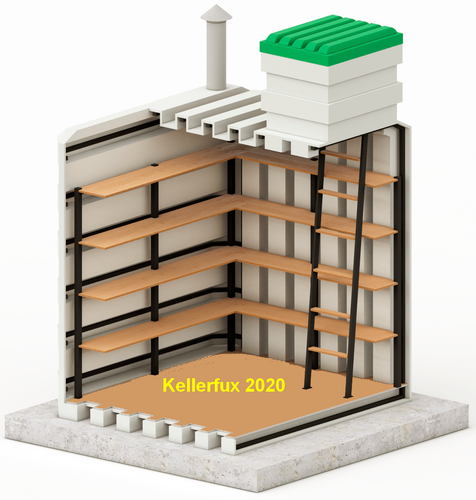 Erdkeller - Kellerfux 2020, 7.2 m³